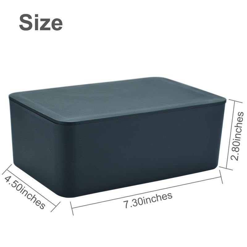 SOCOMAN Diaper Wipes Dispenser  Baby Wipes Case  Baby Wipe Holder Keeps Diaper Wipes Fresh  Wipe Container with Non-Slip Feet (Black) - Image 2